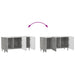 Cabinet TV Gri Beton 99 x 34,5 x 52 cm Lemn prelucrat - WALTI WALTI