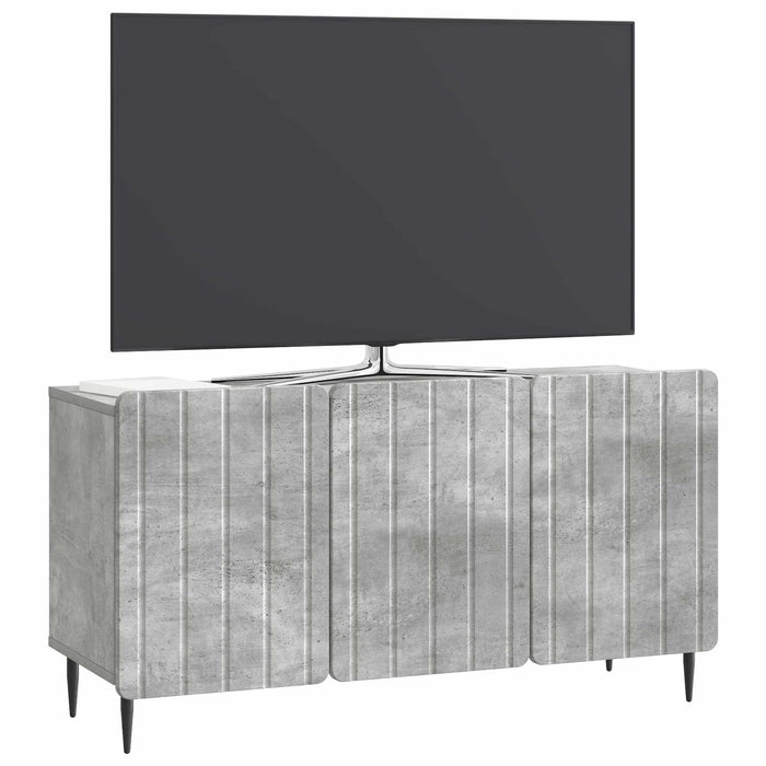 Cabinet TV Gri Beton 99 x 34,5 x 52 cm Lemn prelucrat - WALTI WALTI