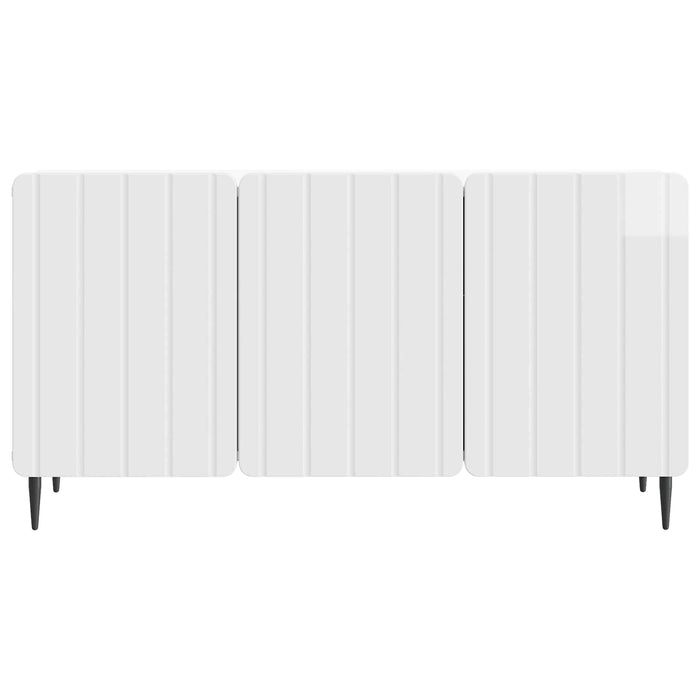 Cabinet TV Alb foarte lucios 99 x 34,5 x 52 cm Lemn prelucrat - WALTI WALTI