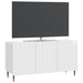 Cabinet TV Alb foarte lucios 99 x 34,5 x 52 cm Lemn prelucrat - WALTI WALTI