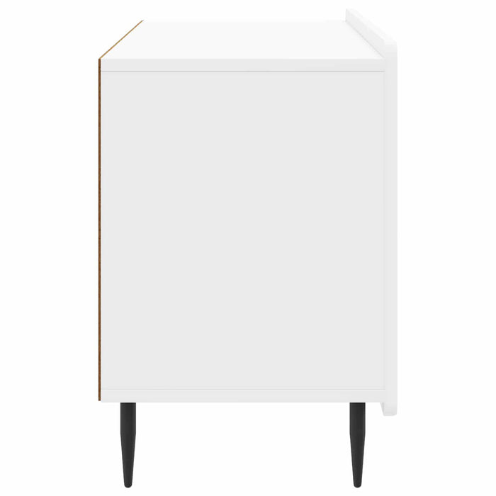 Cabinet TV Alb foarte lucios 99 x 34,5 x 52 cm Lemn prelucrat - WALTI WALTI