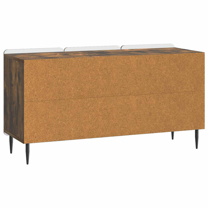 Cabinet TV Stejar fumuriu 99 x 34,5 x 52 cm Lemn prelucrat - WALTI WALTI