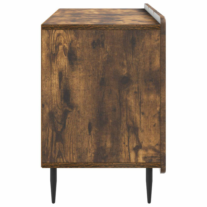 Cabinet TV Stejar fumuriu 99 x 34,5 x 52 cm Lemn prelucrat - WALTI WALTI