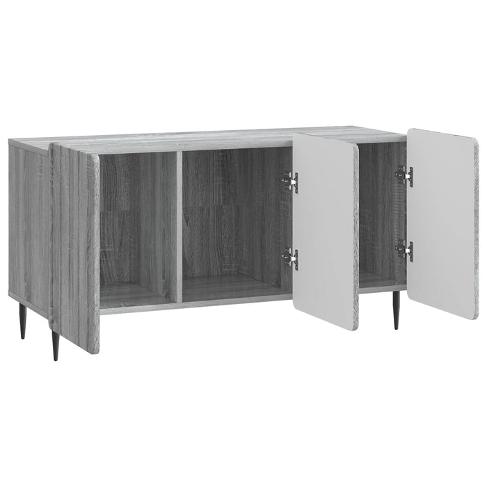 Cabinet TV Sonoma gri 99 x 34,5 x 52 cm Lemn prelucrat - WALTI WALTI