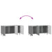 Cabinet TV Sonoma gri 99 x 34,5 x 52 cm Lemn prelucrat - WALTI WALTI