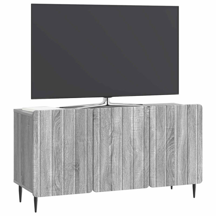 Cabinet TV Sonoma gri 99 x 34,5 x 52 cm Lemn prelucrat - WALTI WALTI