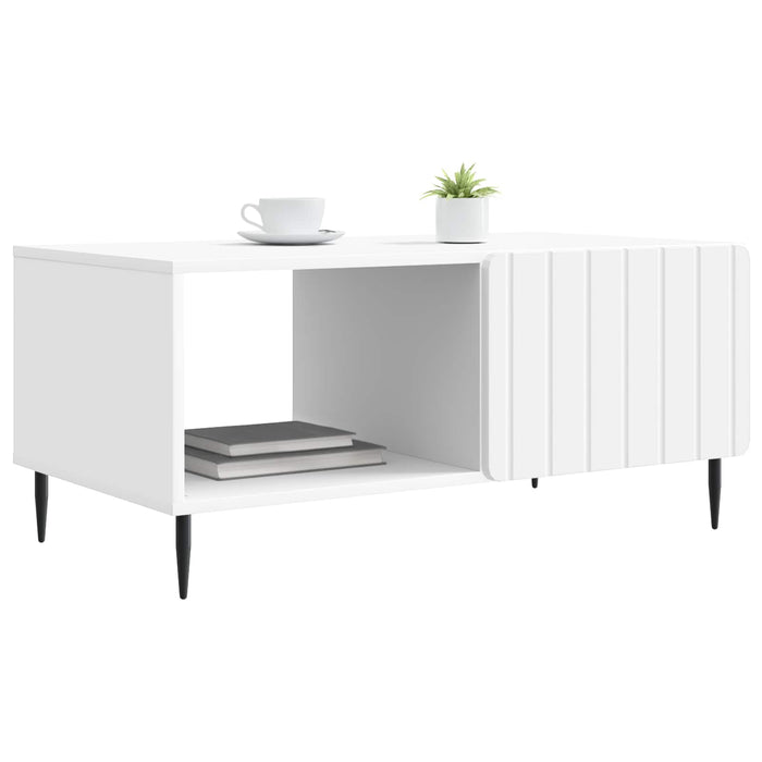 Masă de cafea Alb 90 x 50 x 40 cm Lemn prelucrat - WALTI WALTI