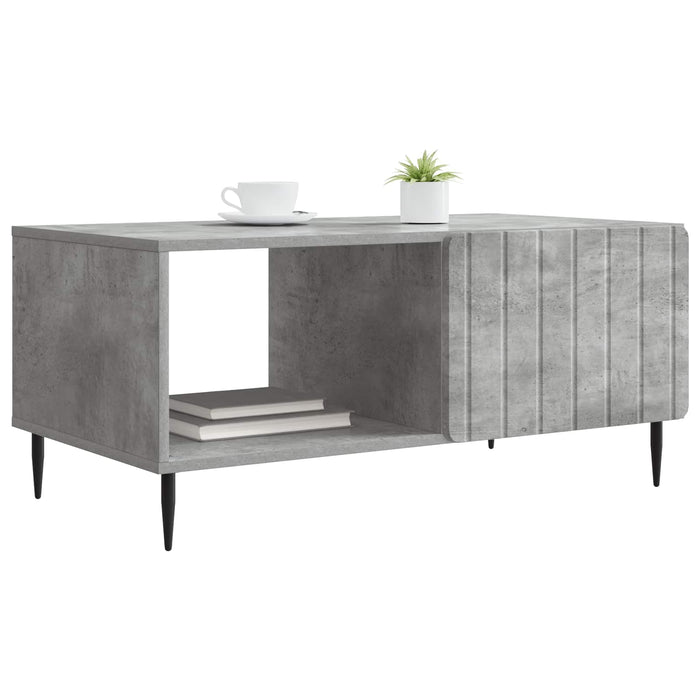 Masă de cafea Gri Beton 90 x 50 x 40 cm Lemn prelucrat - WALTI WALTI