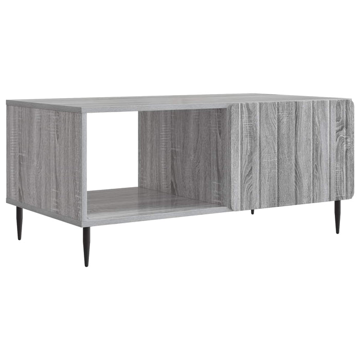 Masă de cafea Sonoma gri 90 x 50 x 40 cm Lemn prelucrat - WALTI WALTI