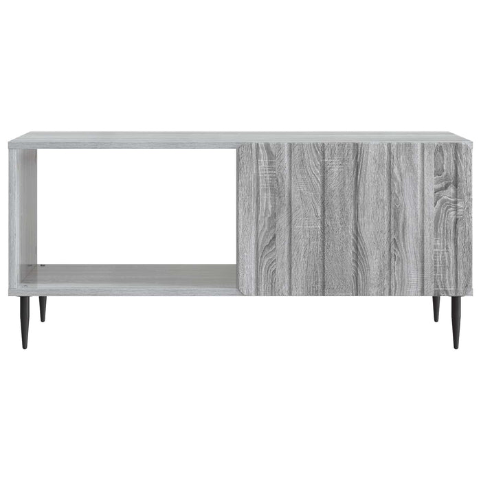 Masă de cafea Sonoma gri 90 x 50 x 40 cm Lemn prelucrat - WALTI WALTI