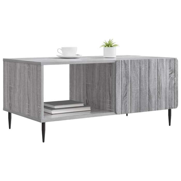 Masă de cafea Sonoma gri 90 x 50 x 40 cm Lemn prelucrat - WALTI WALTI