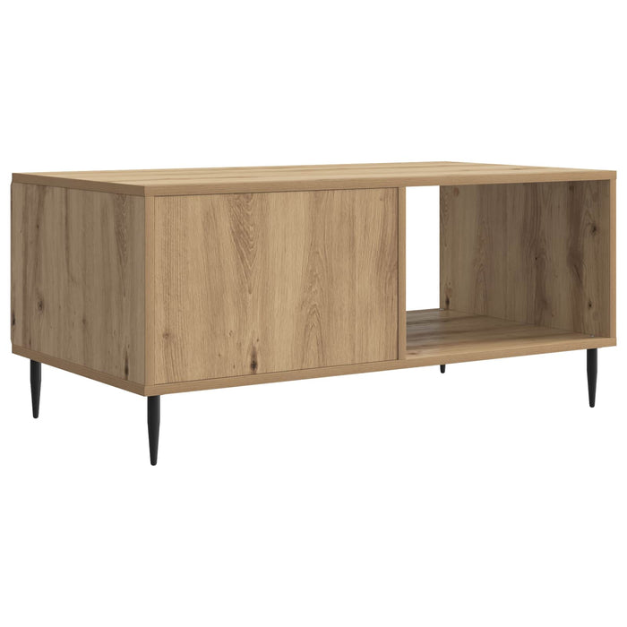 Masă de cafea Stejar Artizanal 90 x 50 x 40 cm Lemn prelucrat - WALTI WALTI