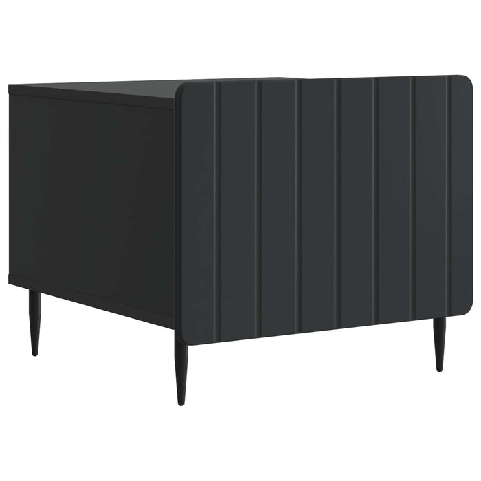 Masă de cafea cu sertar Negru 49 x 50 x 42 cm Lemn prelucrat - WALTI WALTI
