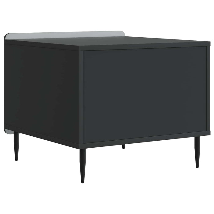 Masă de cafea cu sertar Negru 49 x 50 x 42 cm Lemn prelucrat - WALTI WALTI