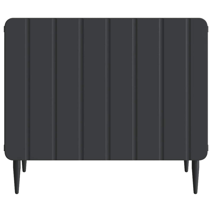 Masă de cafea cu sertar Negru 49 x 50 x 42 cm Lemn prelucrat - WALTI WALTI
