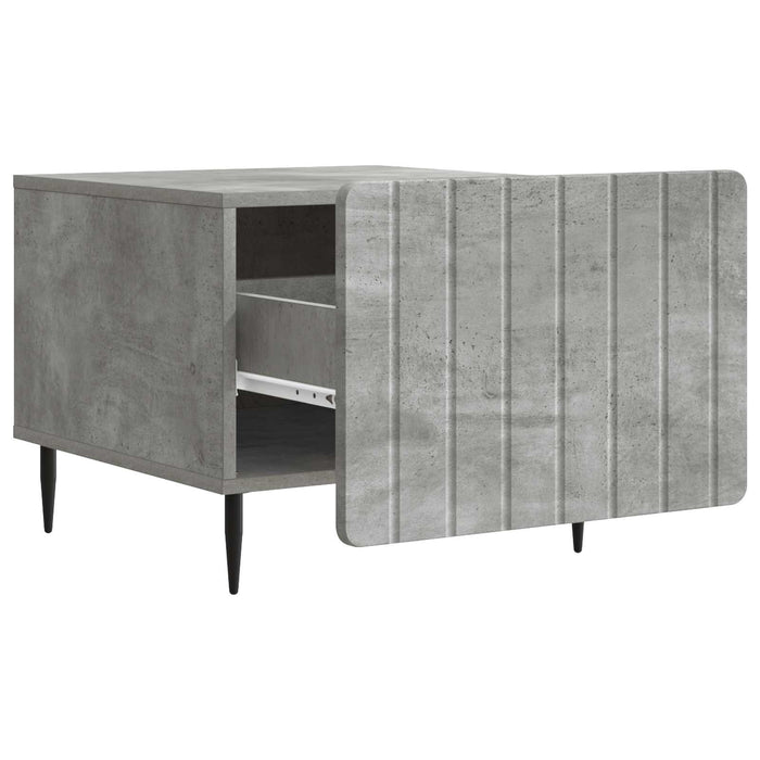 Masă de cafea Gri Beton 49 x 50 x 42 cm Lemn prelucrat - WALTI WALTI