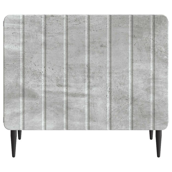 Masă de cafea Gri Beton 49 x 50 x 42 cm Lemn prelucrat - WALTI WALTI