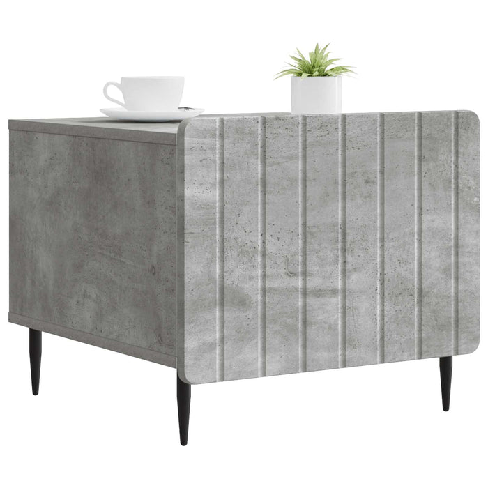Masă de cafea Gri Beton 49 x 50 x 42 cm Lemn prelucrat - WALTI WALTI