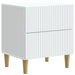 Dulap de noapte cu sertar Alb 43 x 34,5 x 48 cm Lemn prelucrat - WALTI WALTI