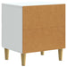 Dulap de noapte cu sertar Alb 43 x 34,5 x 48 cm Lemn prelucrat - WALTI WALTI
