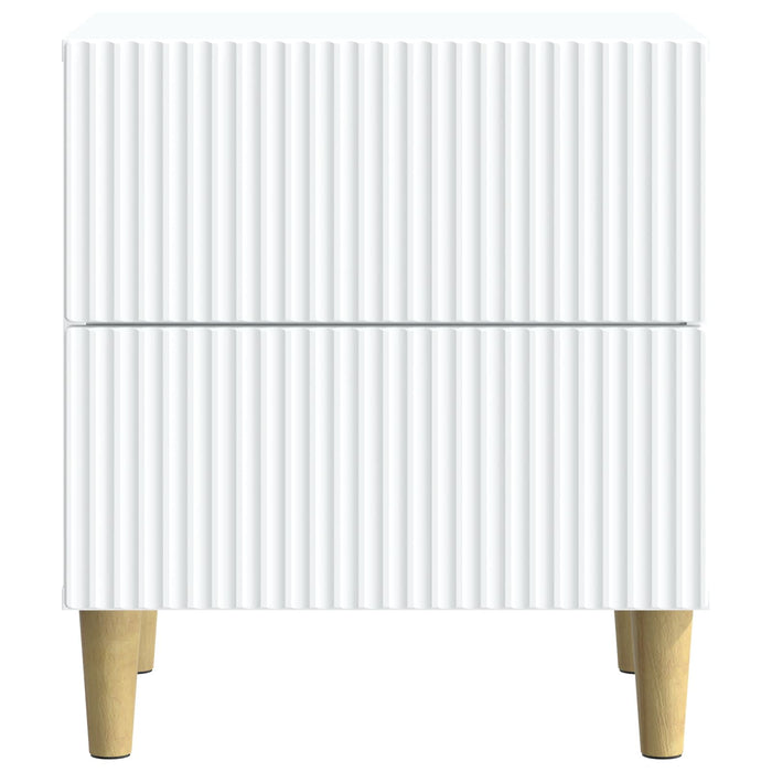 Dulap de noapte cu sertar Alb 43 x 34,5 x 48 cm Lemn prelucrat - WALTI WALTI