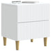 Dulap de noapte cu sertar Alb 43 x 34,5 x 48 cm Lemn prelucrat - WALTI WALTI
