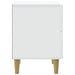 Dulap de noapte cu sertar Alb 43 x 34,5 x 48 cm Lemn prelucrat - WALTI WALTI