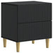 Dulap de noapte 2 pcs Negru 43 x 34,5 x 48 cm Lemn prelucrat - WALTI WALTI