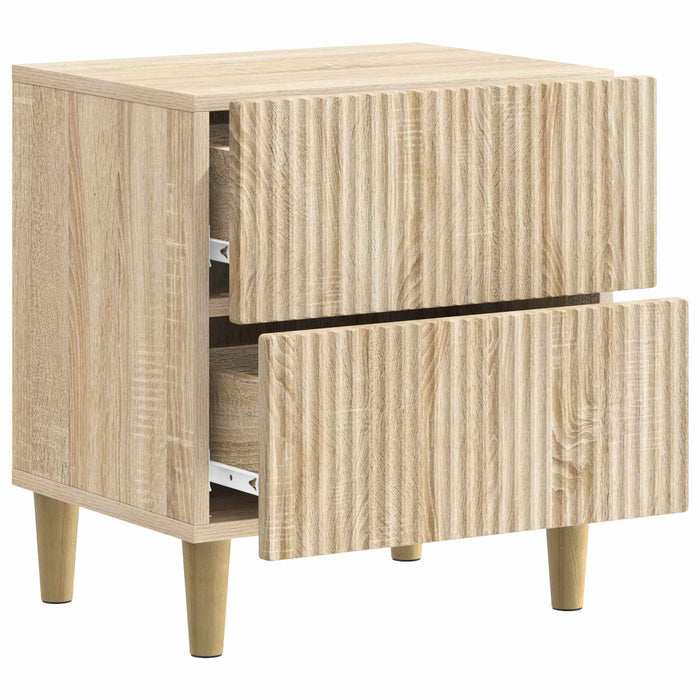 Dulap de noapte Stejar Sonoma 43 x 34,5 x 48 cm Lemn prelucrat - WALTI WALTI