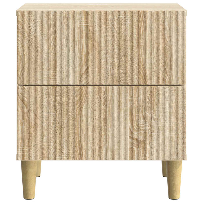 Dulap de noapte Stejar Sonoma 43 x 34,5 x 48 cm Lemn prelucrat - WALTI WALTI