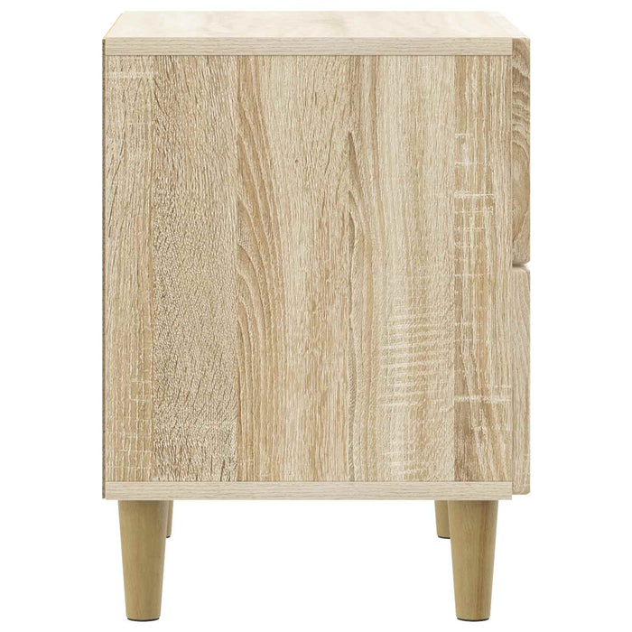 Dulap de noapte Stejar Sonoma 43 x 34,5 x 48 cm Lemn prelucrat - WALTI WALTI