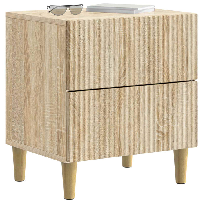 Dulap de noapte cu sertar 2 pcs Stejar Sonoma 43 x 34,5 x 48 cm - WALTI WALTI