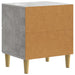 Dulap de noapte Gri Beton 43 x 34,5 x 48 cm Lemn prelucrat - WALTI WALTI