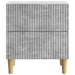 Dulap de noapte Gri Beton 43 x 34,5 x 48 cm Lemn prelucrat - WALTI WALTI