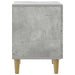 Dulap de noapte Gri Beton 43 x 34,5 x 48 cm Lemn prelucrat - WALTI WALTI