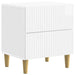 Dulap de noapte cu sertar Alb foarte lucios 43 x 34,5 x 48 cm - WALTI WALTI