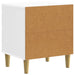 Dulap de noapte cu sertar Alb foarte lucios 43 x 34,5 x 48 cm - WALTI WALTI