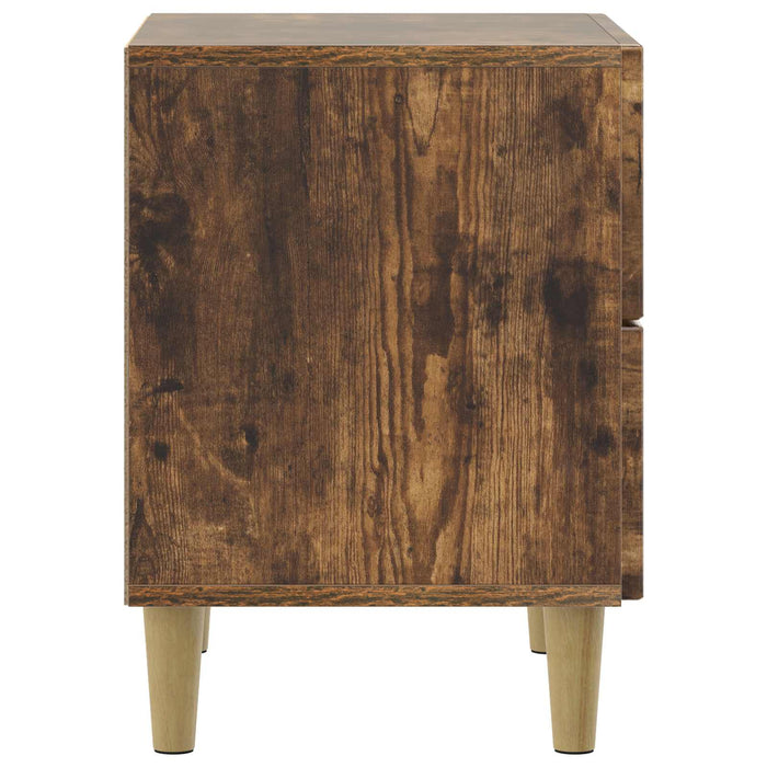 Dulap de noapte 2 pcs Stejar fumuriu 43 x 34,5 x 48 cm - WALTI WALTI