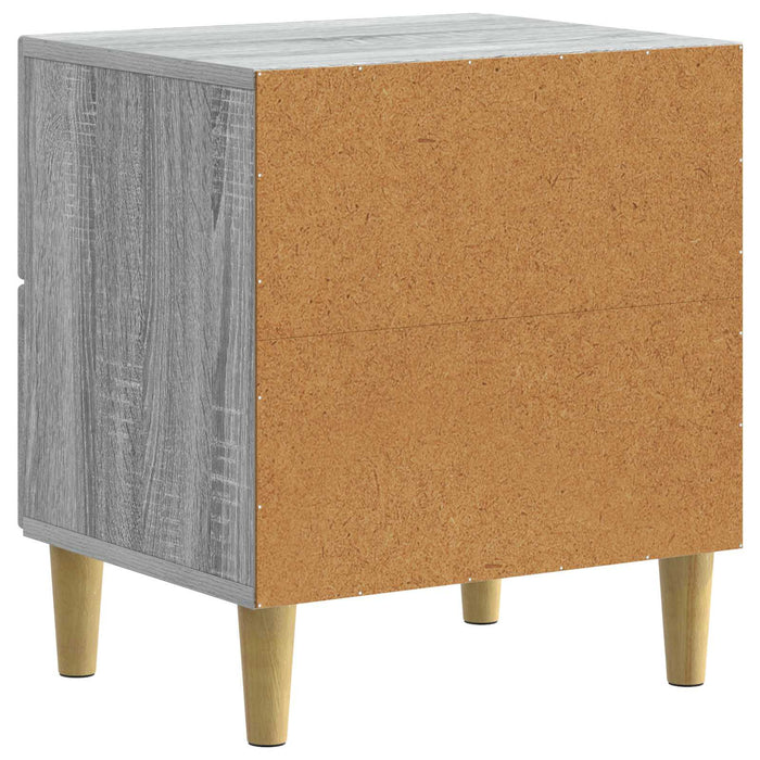 Dulap de noapte Sonoma gri 43 x 34,5 x 48 cm Lemn prelucrat - WALTI WALTI
