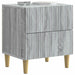 Dulap de noapte Sonoma gri 43 x 34,5 x 48 cm Lemn prelucrat - WALTI WALTI