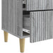Dulap de noapte cu sertar 2 pcs Sonoma gri 43 x 34,5 x 48 cm - WALTI WALTI