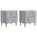 Dulap de noapte cu sertar 2 pcs Sonoma gri 43 x 34,5 x 48 cm - WALTI WALTI