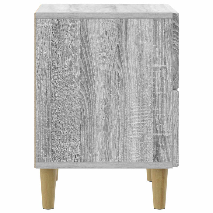 Dulap de noapte cu sertar 2 pcs Sonoma gri 43 x 34,5 x 48 cm - WALTI WALTI