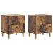 Dulap de noapte cu sertar 2 pcs Lemn vechi 43 x 34,5 x 48 cm - WALTI WALTI