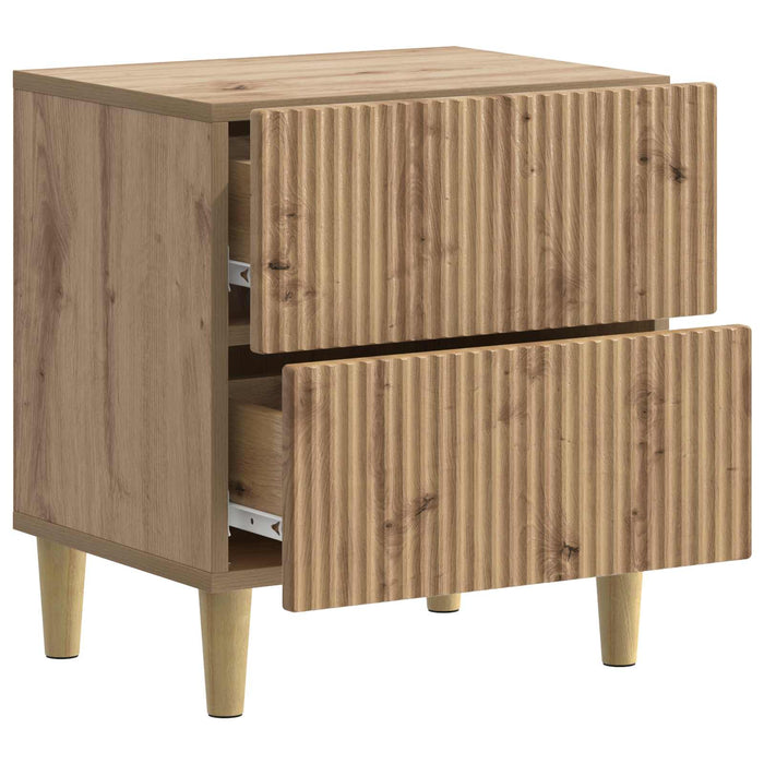 Dulap de noapte cu sertar Stejar Artizanal 43 x 34,5 x 48 cm - WALTI WALTI
