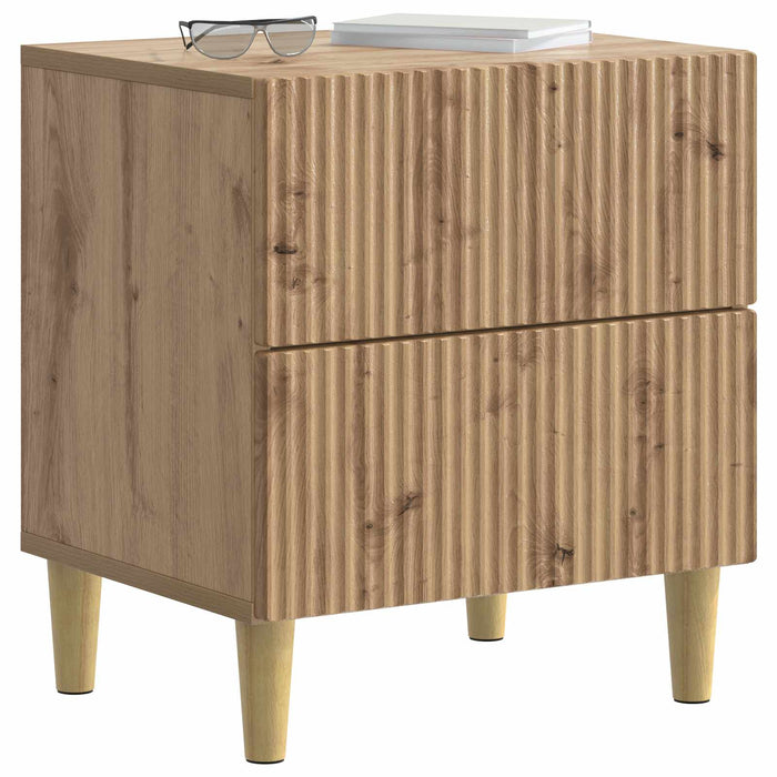 Dulap de noapte cu sertar Stejar Artizanal 43 x 34,5 x 48 cm - WALTI WALTI