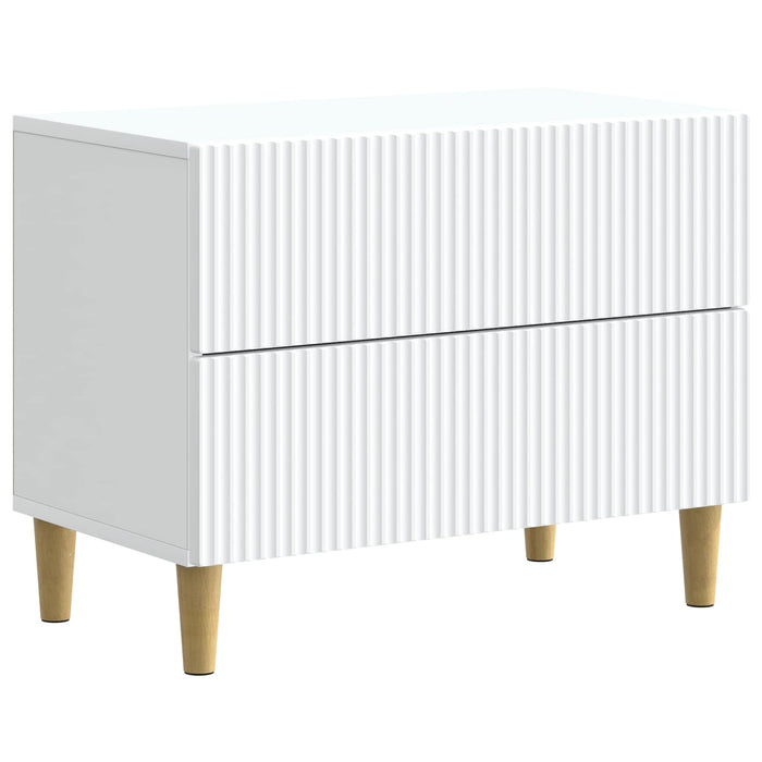 Dulap de noapte cu sertar Alb 62 x 34,5 x 48 cm Lemn prelucrat - WALTI WALTI