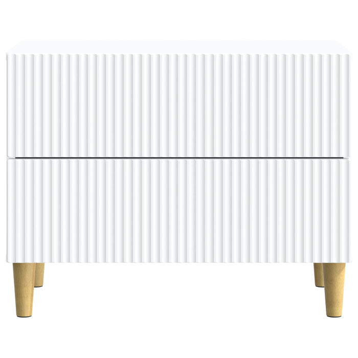 Dulap de noapte cu sertar Alb 62 x 34,5 x 48 cm Lemn prelucrat - WALTI WALTI