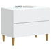 Dulap de noapte cu sertar Alb 62 x 34,5 x 48 cm Lemn prelucrat - WALTI WALTI