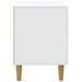 Dulap de noapte cu sertar Alb 62 x 34,5 x 48 cm Lemn prelucrat - WALTI WALTI